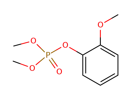 Molecular Structure of 27122-74-3 (Phosphoric acid, 2-methoxyphenyl dimethyl ester)