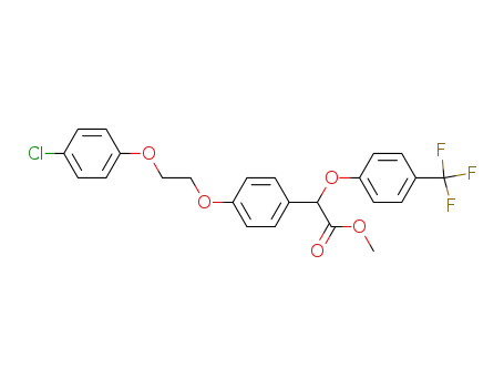 {4-[2-(4-Chloro-phenoxy)-ethoxy]-phenyl}-(4-trifluoromethyl-phenoxy)-acetic acid methyl ester