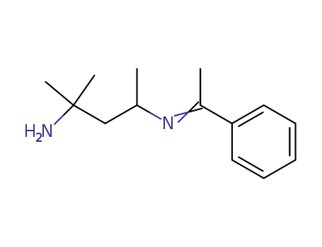 2-Amino-4-<1-phenyl-ethyliden-(1)-amino>-2-methylpentan
