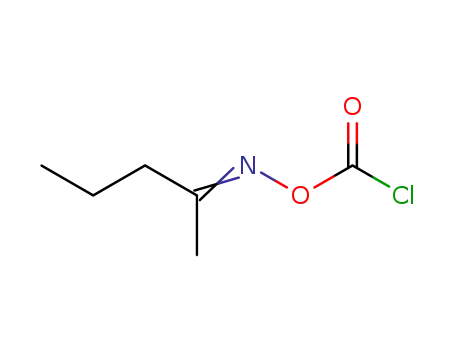 Molecular Structure of 17686-56-5 (2-Chlorcarbonyloximino-pentan)