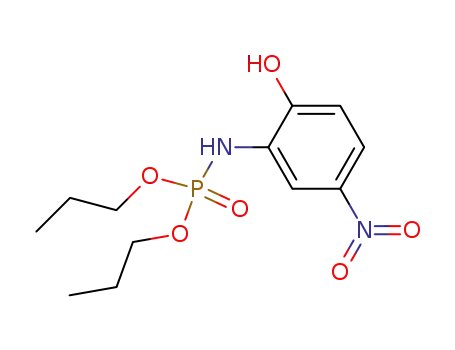 Phosphoramidic acid, (2-hydroxy-5-nitrophenyl)-, dipropyl ester