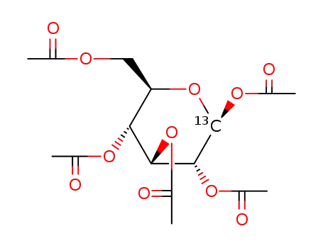 penta-O-acetyl-β-D-<1-13C>glucose