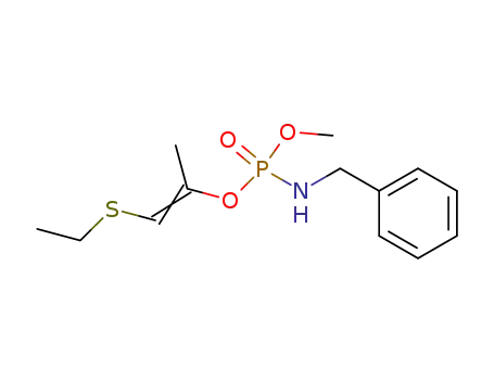 Benzyl-phosphoramidic acid (E)-2-ethylsulfanyl-1-methyl-vinyl ester methyl ester