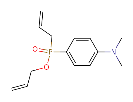 Allyl-<4-dimethylamino-phenyl>-phosphinsaeure-allylester