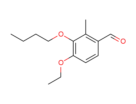 4-ethoxy-3-butoxy-2-methyl-benzaldehyde