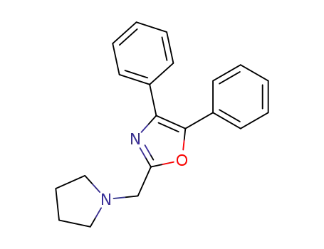 4,5-ジフェニル-2-(1-ピロリジニルメチル)オキサゾール