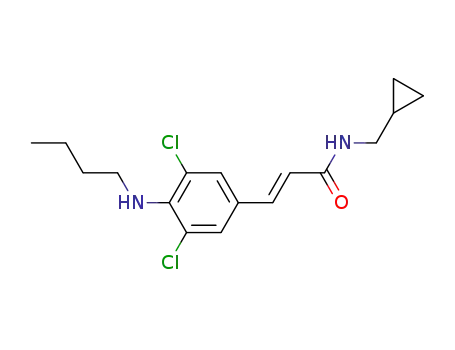 (E)-3-(4-Butylamino-3,5-dichloro-phenyl)-N-cyclopropylmethyl-acrylamide