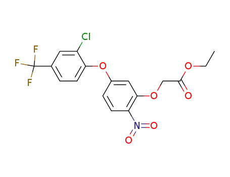 Acetic acid, [5-[2-chloro-4-(trifluoromethyl)phenoxy]-2-nitrophenoxy]-,
ethyl ester