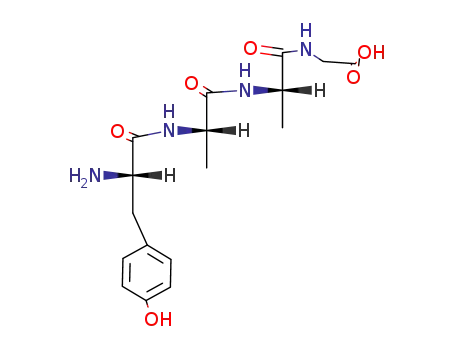 Molecular Structure of 62570-92-7 (Glycine, N-[N-(N-L-tyrosyl-L-alanyl)-L-alanyl]-)