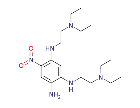 N<sup>2</sup>,N<sup>4</sup>-Bis-(2-diethylamino-ethyl)-5-nitro-benzene-1,2,4-triamine