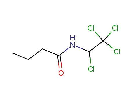 Molecular Structure of 32786-68-8 (Butanamide, N-(1,2,2,2-tetrachloroethyl)-)