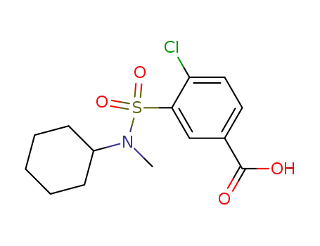 4-Chloro-3-(cyclohexyl-methyl-sulfamoyl)-benzoic acid