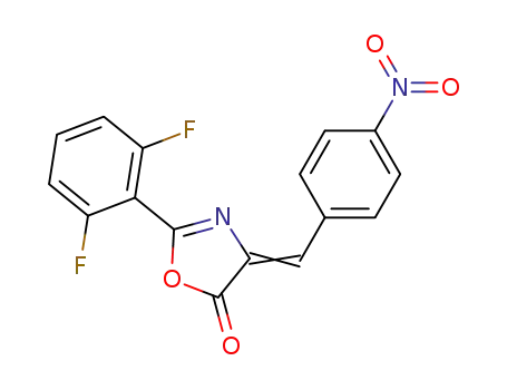 4-(4-nitrobenzylidene)-2-(2,6-difluorophenyl)-5(4H)-oxazolone