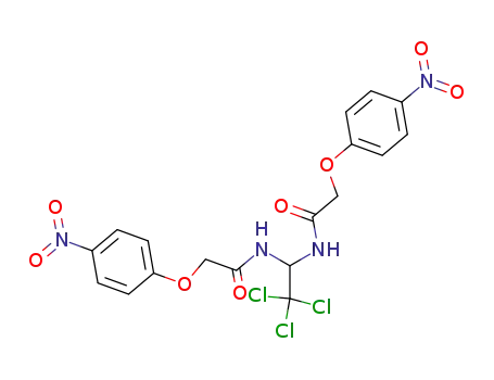 2.2.2-Trichlor-1.1-bis-<(4-nitro-phenoxy)-acetamino>-aethan