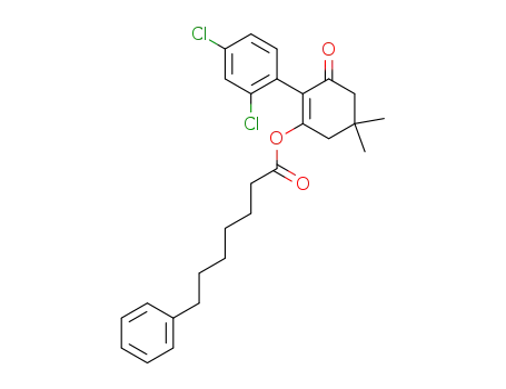 7-Phenyl-heptanoic acid 2-(2,4-dichloro-phenyl)-5,5-dimethyl-3-oxo-cyclohex-1-enyl ester