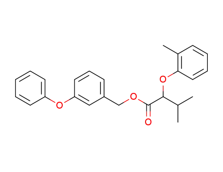 Butanoic acid, 3-methyl-2-(2-methylphenoxy)-, (3-phenoxyphenyl)methyl
ester