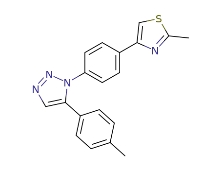 1H-1,2,3-Triazole, 5-(4-methylphenyl)-1-[4-(2-methyl-4-thiazolyl)phenyl]-