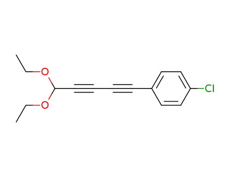 5-(p-Chlorphenyl)-penta-2,4-diinal-diethylacetal