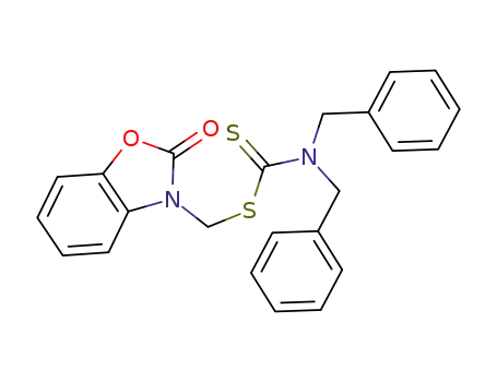 dibenzyl-dithiocarbamic acid 2-oxo-benzooxazol-3-ylmethyl ester