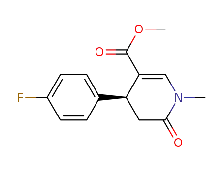 (S)-4-(4-fluorophenyl)-1-methyl-6-oxo-1,4,5,6-tetrahydropyridine-3-carboxylic acid methyl ester