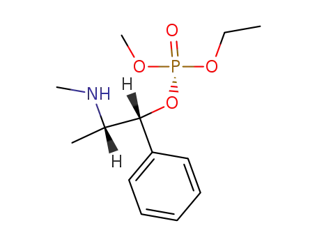 (R)-Phosphoric acid ethyl ester methyl ester (1R,2S)-2-methylamino-1-phenyl-propyl ester