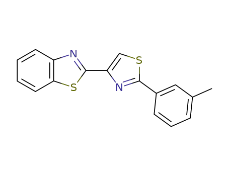 2-(2-<i>m</i>-tolyl-thiazol-4-yl)-benzothiazole