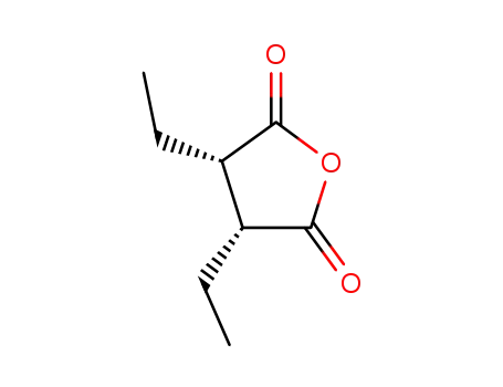 Molecular Structure of 35046-84-5 (3,4-diethyloxolane-2,5-dione)