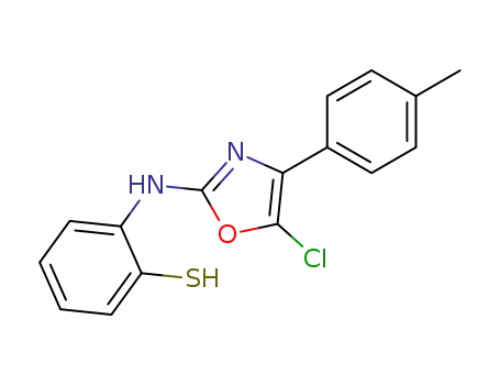 Benzenethiol, 2-[[5-chloro-4-(4-methylphenyl)-2-oxazolyl]amino]-
