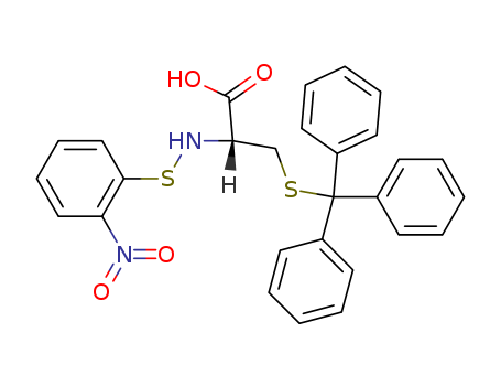 2-[(2-nitrophenyl)sulfanylamino]-3-tritylsulfanyl-propanoic acid