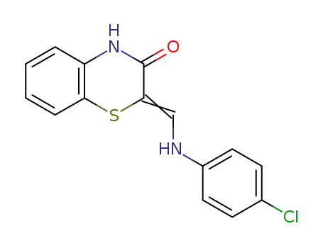 2-[(4-CHLOROANILINO)METHYLENE]-2H-1,4-BENZOTHIAZIN-3(4H)-ONE