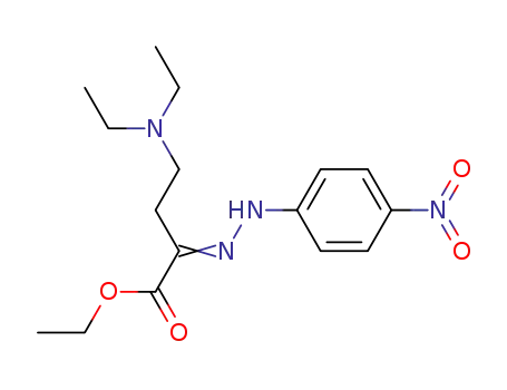 4-Diethylamino-2-<4-nitro-phenylhydrazono>-buttersaeure-ethylester