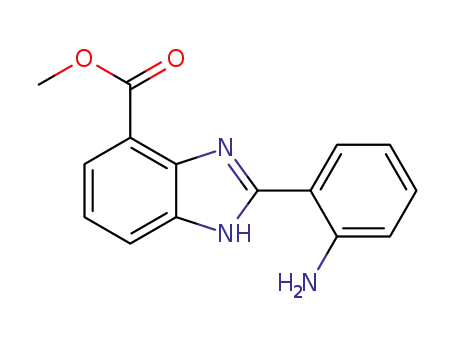 1H-Benzimidazole-7-carboxylic acid, 2-(2-aminophenyl)-, methyl ester