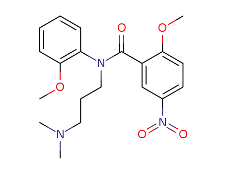 N-(3-Dimethylamino-propyl)-2-methoxy-N-(2-methoxy-phenyl)-5-nitro-benzamide