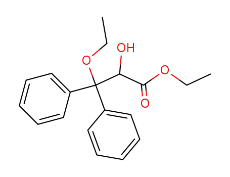 Benzenepropanoic acid, b-ethoxy-a-hydroxy-b-phenyl-, ethyl ester