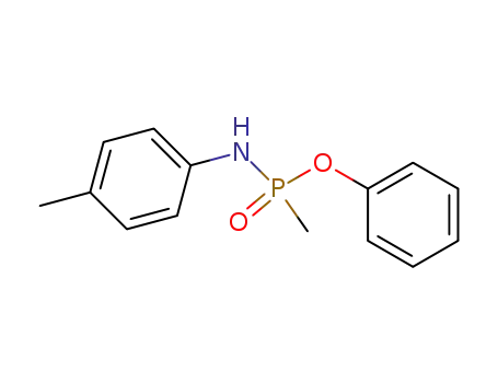 Phosphonamidic acid, P-methyl-N-(4-methylphenyl)-, phenyl ester