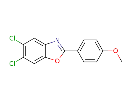 5,6-dichloro-2-(4-methoxy-phenyl)-benzooxazole