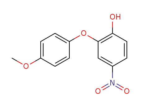 Molecular Structure of 14064-87-0 (4'-Methoxy-5-nitro-2-hydroxy-diphenylaether)
