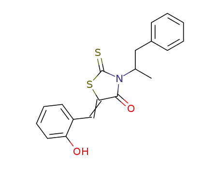 5-(2-hydroxy-benzylidene)-3-(1-methyl-2-phenyl-ethyl)-2-thioxo-thiazolidin-4-one