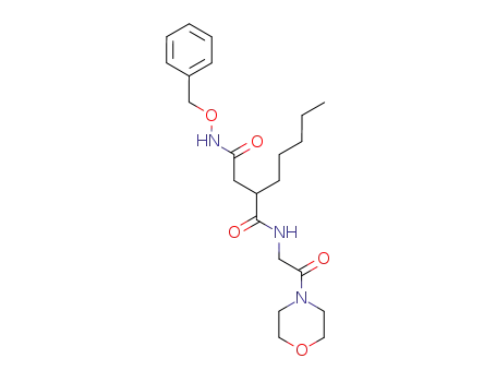 <i>N</i><sup>4</sup>-benzyloxy-<i>N</i><sup>1</sup>-(2-morpholin-4-yl-2-oxo-ethyl)-2-pentyl-succinamide