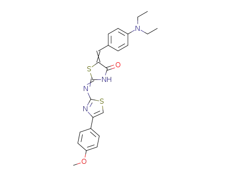 5-(4-diethylamino-benzylidene)-2-[4-(4-methoxy-phenyl)-thiazol-2-ylamino]-thiazol-4-one