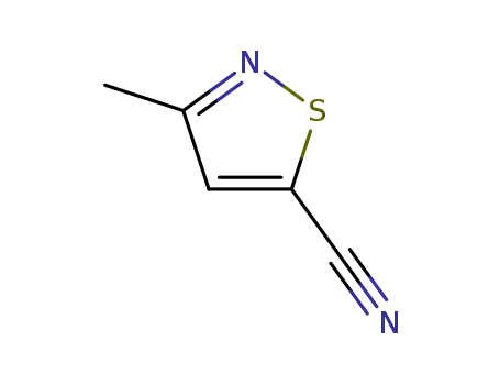 Molecular Structure of 57352-00-8 (3-Methylisothiazole-5-carbonitrile)