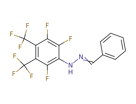 N-(2,3,6-Trifluor-4,5-bis-trifluormethyl)-N'-benzylidenhydrazin