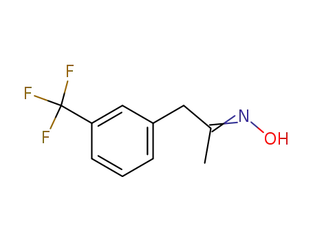 Molecular Structure of 834-19-5 (2-Propanone, 1-[3-(trifluoromethyl)phenyl]-, oxime)