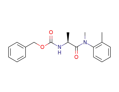 Molecular Structure of 57735-51-0 (Benzyloxycarbonyl-L-alanin-N-methyl-2-methylanilid)