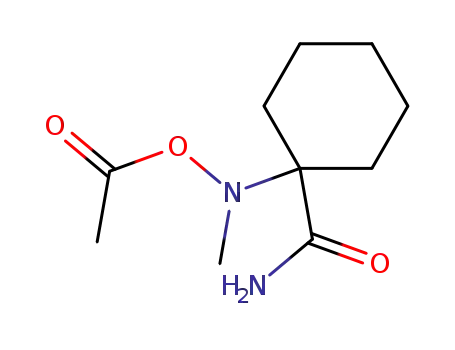 1-Carbamoyl-1-(O-acetyl-N-methyl-hydroxylamino)-cyclohexan
