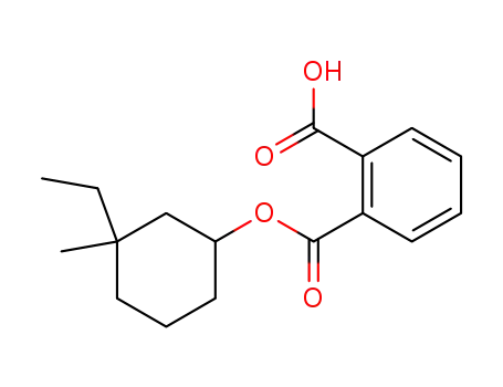 Phthalsaeure-mono-<(+/-)-3-ethyl-3-methyl-cyclohexylester>