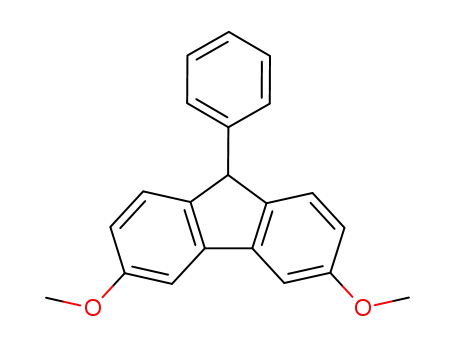 Molecular Structure of 6162-04-5 (3,6-dimethoxy-9-phenyl-9H-fluorene)