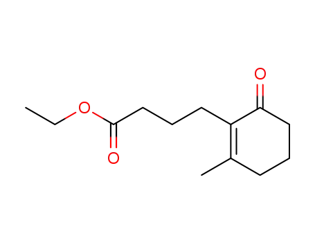4-<2-Methyl-6-oxo-cyclohex-1-enyl>-buttersaeure-aethylester