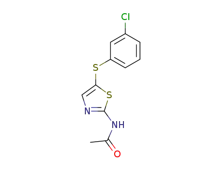 <i>N</i>-[5-(3-chloro-phenylsulfanyl)-thiazol-2-yl]-acetamide