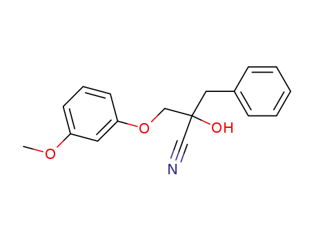 1-(m-Methoxy-phenoxy)-3-phenyl-aceton cyanhydrin
